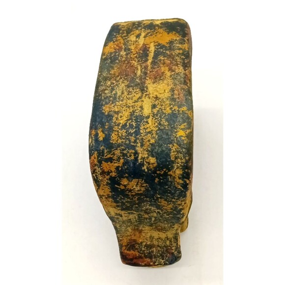 Vintage Unique Cast Iron Metal Bronze Hand Crafted 10" Elephant Statue - Picture 6 of 9